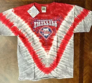NWT-Philadelphia Phillies Genuine Merch-Gildan Youth Tie Dye T-Shirt Size XL - Picture 1 of 4