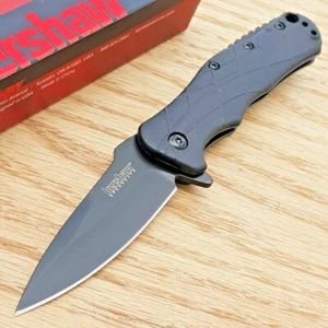 Kershaw RJ Tactical Assisted Folding Knife 3" 8Cr13MoV Steel Blade GRN Handle - Picture 1 of 12