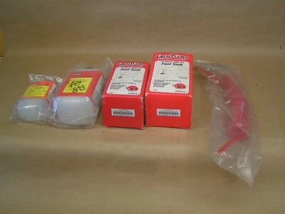 NEW 4 pcs. Fuel tanks and recoil hose, 4 oz. 12 0z. & 16 oz. recoil up to 5 feet - Image 1 of 4