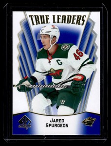 ✅ 2021 SP Authentic True Leaders Blue Jared Spurgeon  #TL-8 Minnesota Wild