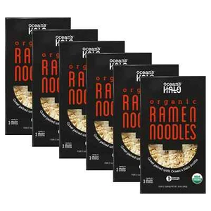(6 pack) Ocean's Halo, Organic Ramen Noodles, Vegan, USDA Organic, Fast and Easy - Picture 1 of 9