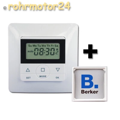 Rolladen Jalousie Zeitschaltuhr für BERKER Modul 2/S.1/B.1/B.3/B.7/ARSYS/K.1/K.5 - Bild 1 von 4