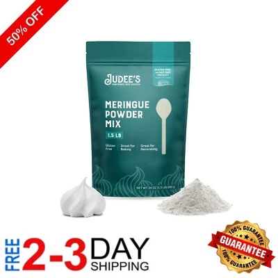Allergy-Friendly Meringue Powder 1.5 lb - Gluten & Nut Free for Creative Baking - Image 1 of 4