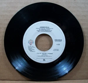 Ambrosia - You're The Only Woman/Shape I'm In (45 RPM, 1980, Warner Bros.) - Picture 1 of 5