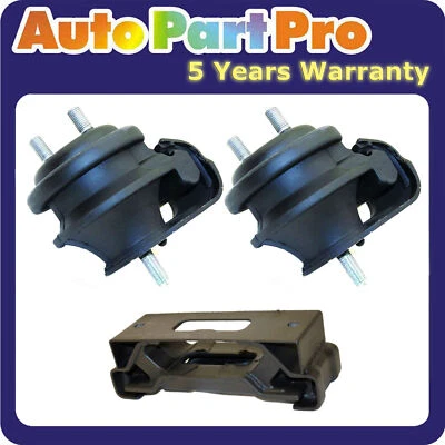 Juego de montaje de transmisión y motor delantero L & R para Suzuki Grand Vitara 2,7 L 2006-2008 3 piezas Foto 1 de 4