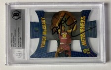 TRACY McGRADY RC SIGNED 1997 PRESS PASS NET BURNERS #NB8 BECKETT AUTHENTIC