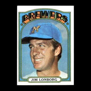 Jim Lonborg 1972 Topps Milwaukee Brewers #255 Vintage Set Break! - Picture 1 of 2
