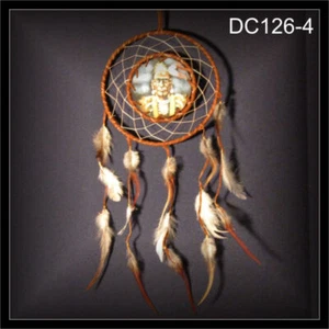 Doppelring Traumfänger, Indianer Dreamcatcher Indianer 17x40cm (DC126-4) - Bild 1 von 1