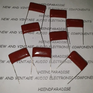 30PCS NEW 680NF 0.68uF 400V CL21 MKT LONG LEAD HQ CAPS FOR AUDIO ! - Bild 1 von 7