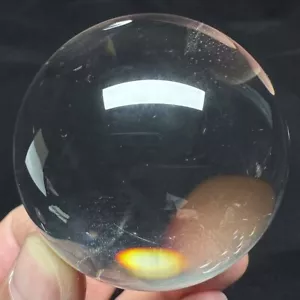 AAA+ 243g Cristal Cuarzo Transparente Natural Esfera Reiki Bola Energía Curación 56mm - Imagen 1 de 8
