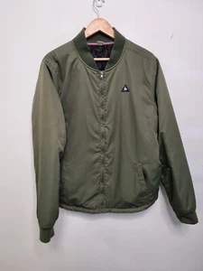 le coq sportif jacket size large green bomber water resistant - Picture 1 of 7
