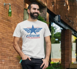 Bachelor Party Groom Tshirt Matching Tees Available Unisex Crew Neck - Picture 1 of 18