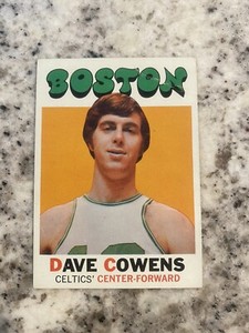 1971 1971-72 TOPPS DAVE COWENS #47 ROOKIE CARD VG/EX HOF CELTICS