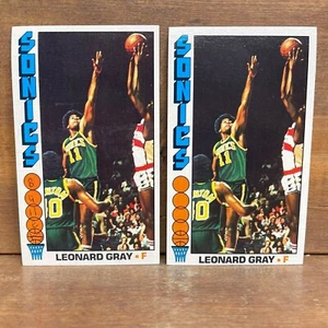 1976-77 Topps Seattle SuperSonics LOT Cards #136 Leonard Grey NBA Basketball - Picture 1 of 2