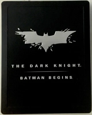 The Dark Knight, Batman Begins, 5 x Disc BluRay Steel Book Presentation Set. - Image 1 of 4