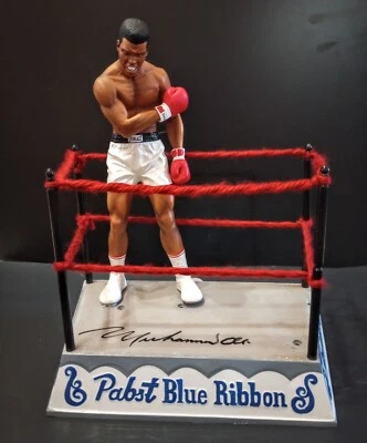 Muhammed Ali Autographed Pabst Blue Ribbon Bar Display COA PSA/DNA - Image 1 of 4