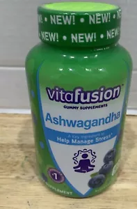 Vitafusion 125mg Ashwagandha Gummies 60ct. Blueberry Flavor 11/30/2024 - Picture 1 of 2