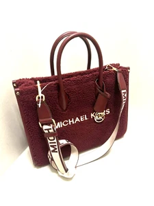 Bolso Bandolera Michael Kors Mirella Piel de Oveja Mediano (Sangre de Buey) Cartera Bolso de Mano - Imagen 1 de 17