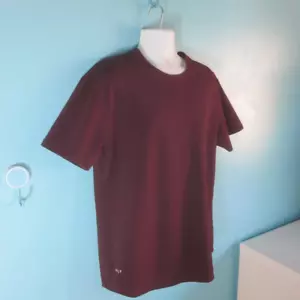Bylt Drop-Cut Signature Burgundy Short Sleeve Tee Mens Size XL - Picture 1 of 9