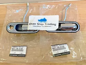Mazda Genuine Miata MX-5 Roadster NA Chrome Outer Door Handle Left Right Pair - Foto 1 di 13