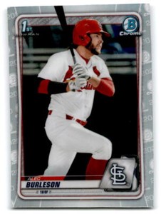 2020  Bowman Draft Refractor #BD-45 Alec Burleson  Chrome
