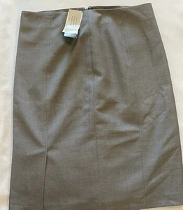 Evan Picone Gray Lined  Skirt Women's Career Skirt Size 8 Polyester NWT - Picture 1 of 8
