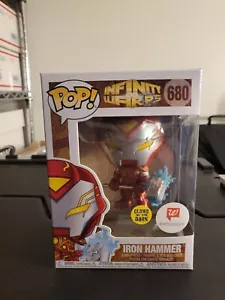 Funko POP! Infinity Warps Iron Hammer #680 Glow In The Dark Walgreens Exclusive - Picture 1 of 10