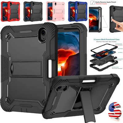 Heavy Duty Full Body Stand Case Cover  for iPad Mini 6/7th Gen Pro 11" 2018-2022 - Image 1 of 4