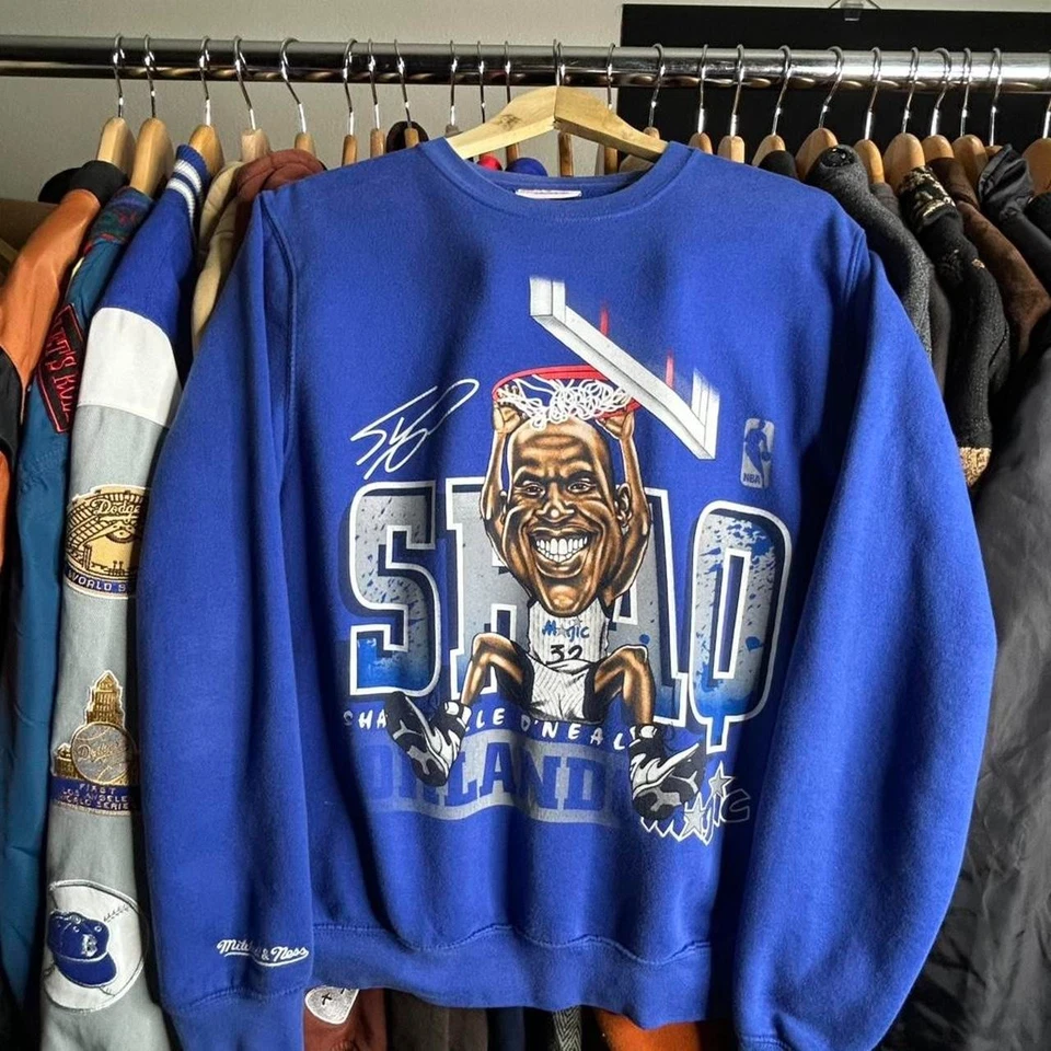 SUDADERA SHAQ ORLANDO MAGIC GRÁFICO DIBUJOS ANIMADOS CUELLO REDONDO VK05080 Foto 1 de 1