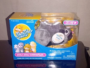 ZHU ZHU PETS HAMSTER SPOTTIE 2.28 W\SOUNDS NEW IN BOX HTF 2008 CEPIA - Picture 1 of 8