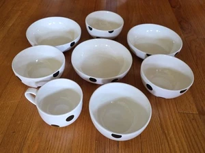 KATE SPADE POLKA DOT LOT OF DISHES ~ PLATES~ BOWLS ~ MUG - Picture 1 of 10