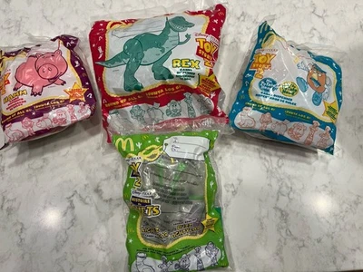 1999 McDonalds Happy Meal Disney Toy Story 2 Candy Dispenser LOT OF FOUR - Image 1 of 4