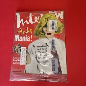 Vintage April 1996 Issue Interview Magazine w/ Warhol, Ed Norton, Ben Stiller - Picture 1 of 2