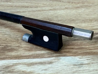 Vintage Tourte-Stamped 3/4 Violin Bow 49g 28.5" Long Needs Rehair - Image 1 of 4