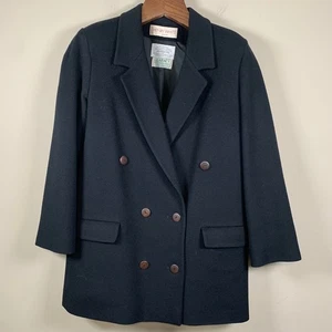 Vintage Henry weiß Dublin Wolle/Kaschmir Mischung zweireihig Blazer Größe 10 - Bild 1 von 7
