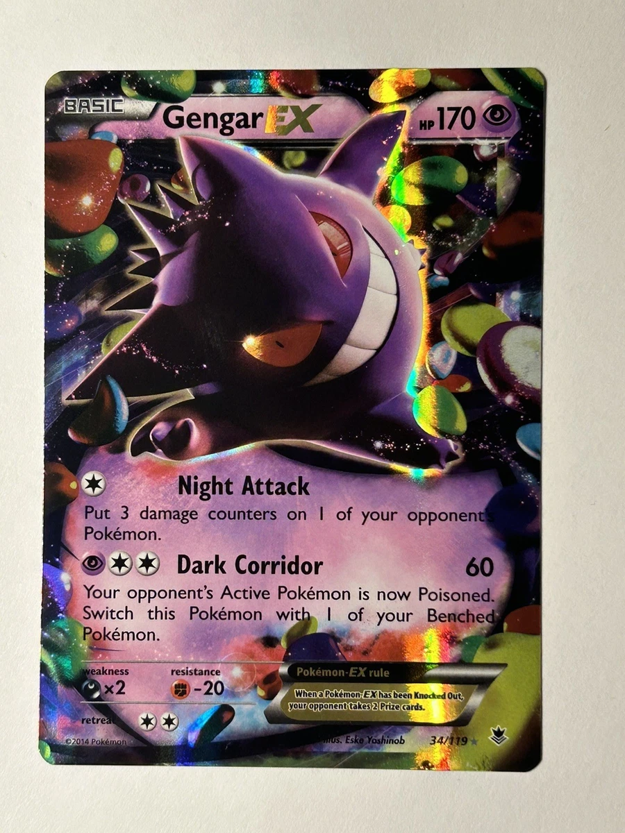 Gengar Pokémon TCG Phantom Forces Ultra Rare Individual