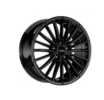 4 ALU Winterräder Tesla Mod.Y Ronal R68 schwarz 9,5x19 Bridgestone LM005  255/45 - Bild 1 von 4
