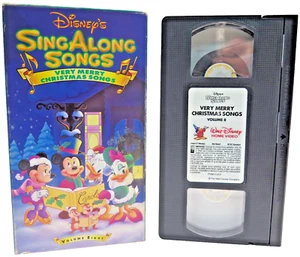 Disney's Sing Along Songs Very Merry Christmas Songs Volume 8 VHS 1997 - Picture 1 of 7