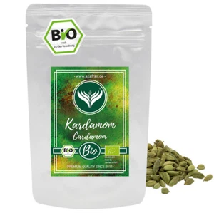 BIO-Grüner Kardamom | Kardamom Kapseln ganz (100g) - Bild 1 von 6