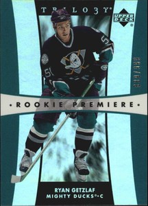 2005-06 Upper Deck Trilogy Anaheim Ducks Hockey Card #172 Ryan Getzlaf RC/999