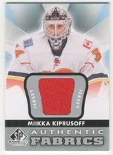 2012-13 SP Game Used Authentic Fabrics #AFMK Miikka Kiprusoff D Jersey