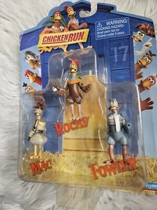 2000 Playmates Chicken Run Rocky Mac Fowler Figura conjunto de 3 - Imagen 1 de 3
