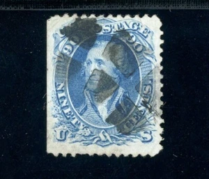 Scott 72 Used FVF US 1861 Civil War Issue Washington Black Cancel SCV $625 - Picture 1 of 2