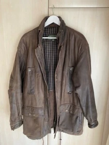 Hidepark "Hunter" Men's Brown Leather Coat - Size: Medium - Picture 1 of 4