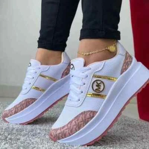 Womenvulcanized Shoes 2024 Trend Newcomfortable Thick-soled Lace-up... - Bild 1 von 11