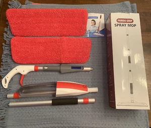 Fregonas para limpieza de pisos fregona en aerosol de microfibra con 2 almohadillas reutilizables lavables - Imagen 1 de 4