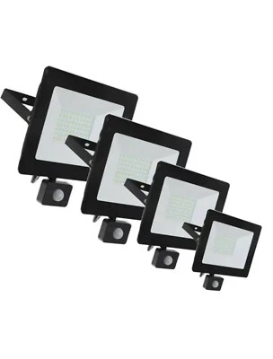 FARO LED FARETTO 10W   CON SENSORE DI MOVIMENTO ESTERNO CREPUSCOLARE - Immagine 1 di 4