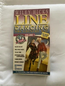 Line Dancing the Country Way, Vol. 1 Wiley Hicks [VHS] - VHS TAPE NEW SEALED - Picture 1 of 2