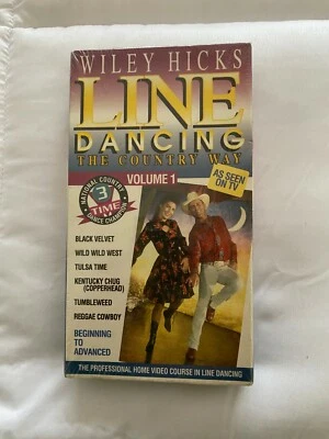 Line Dancing the Country Way, Vol. 1 Wiley Hicks [VHS] - VHS TAPE NEW SEALED - Image 1 of 2