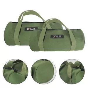 Thick Canvas Pouch Tool Bags Storage Organizer Instrument Case Portable Tote Bag - Picture 1 of 14